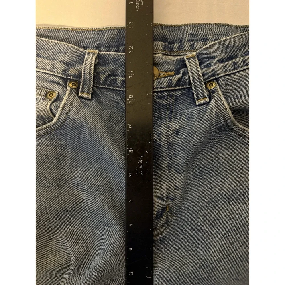 Vintage Carhartt Denim Jeans Men's Size 31x32 Blue Relaxed Fit Tapered B17 DST
